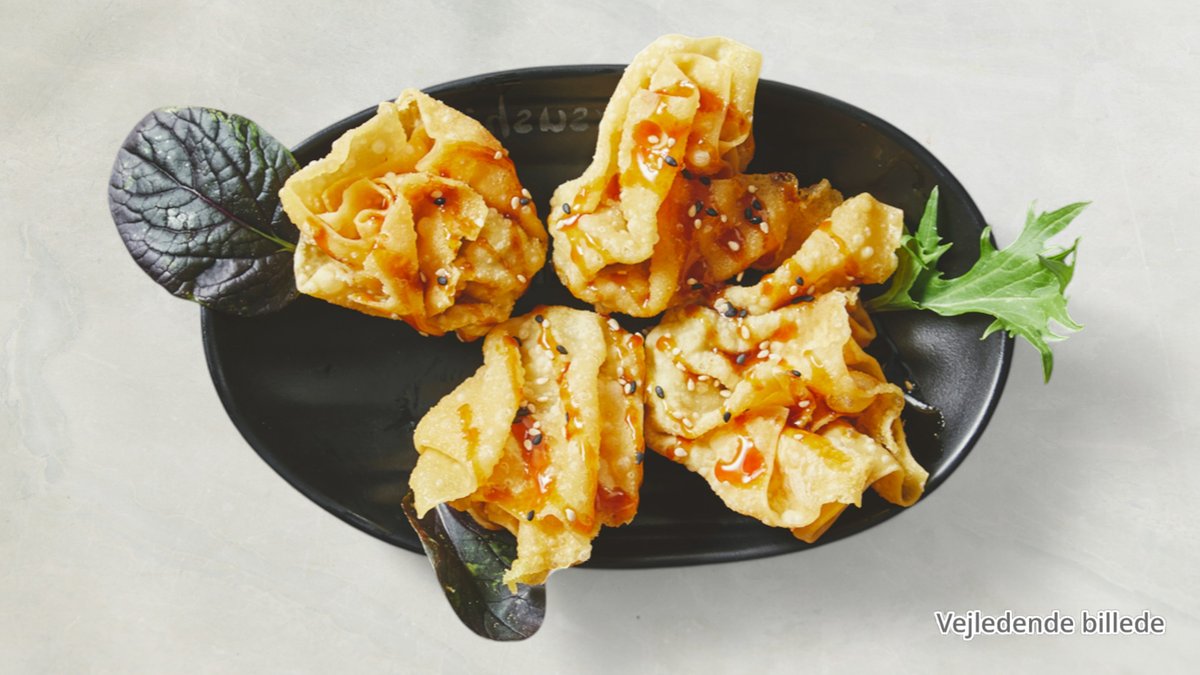 6. Dybstegte Wontons (3 stk)