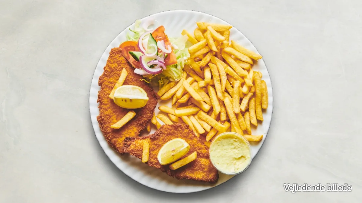 Rødspættefilet Menu