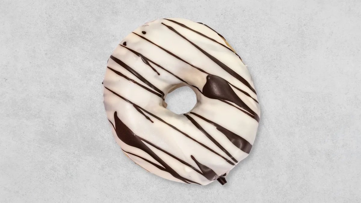 Black and White Donut