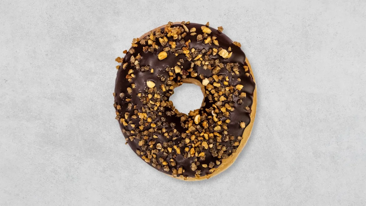 Dark Choc Brittle Donut