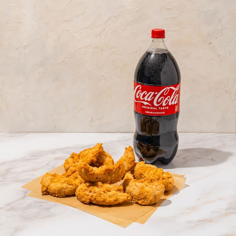 10 Piece Spicy Tenders - Now With a Free 2-Liter!