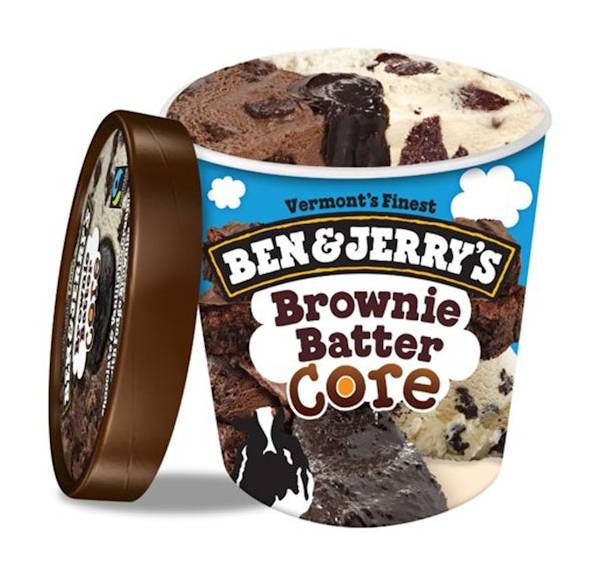 Ben and Jerrys Brownie Batter Core Pint