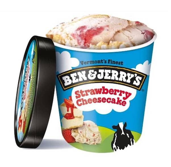 Ben and Jerrys Strawberry Cheesecake Pint
