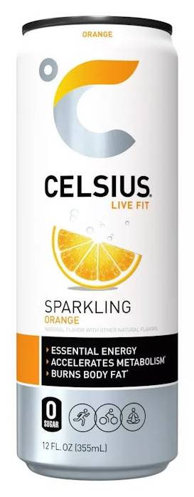 Celsius Orange 12oz