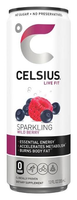 Celsius Sparkling Wild Berry (12 oz)