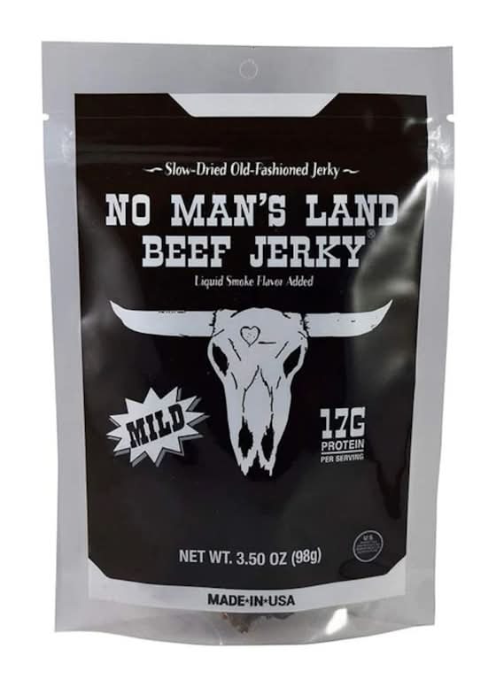 No Man's Land Beef Jerky Mild (3oz)