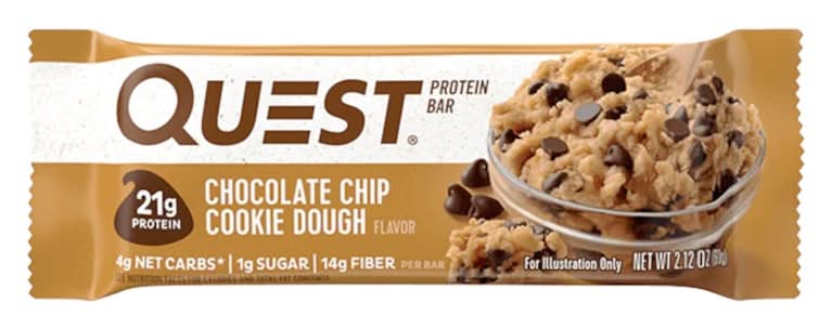 Quest Bar Choc Chip Cookie Dough (2.12oz)