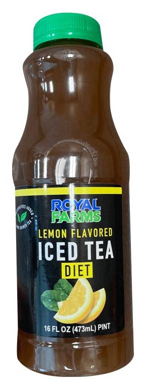 Royal Farms Diet Lemon Flavored Iced Tea (Pint)