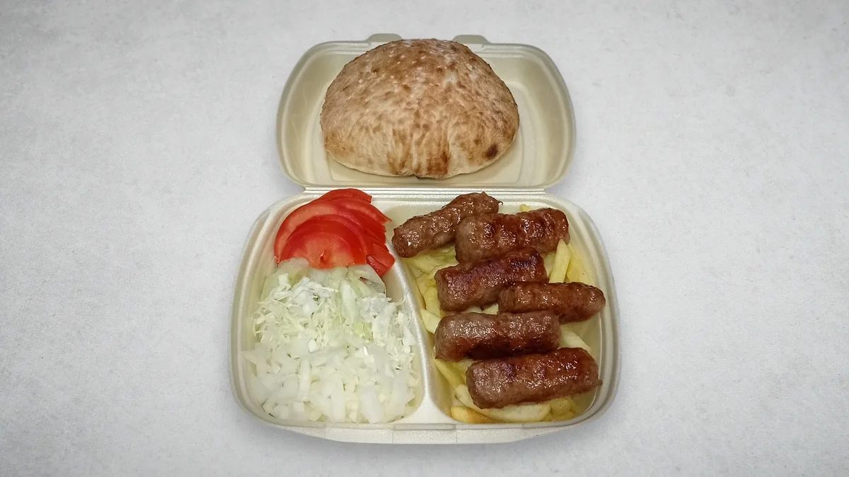 Ćevapi od junećeg mesa 6 kom. (porcija)