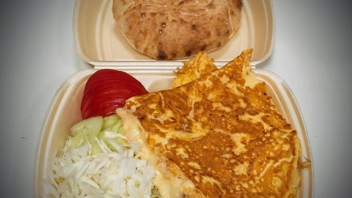 Omlet sa kulenom, šunkom i sirom