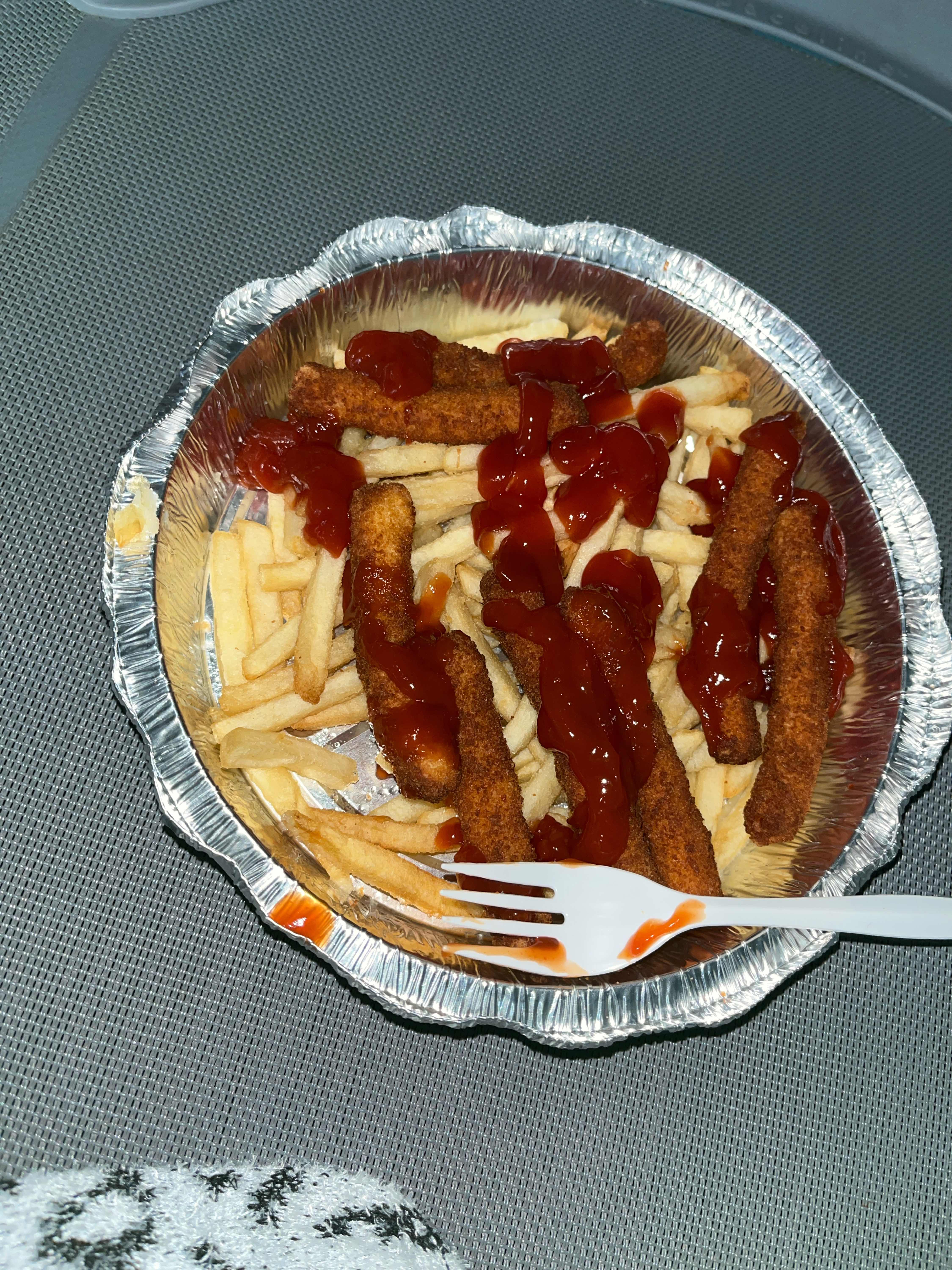 10 Pieces Chicken Strips with Fries