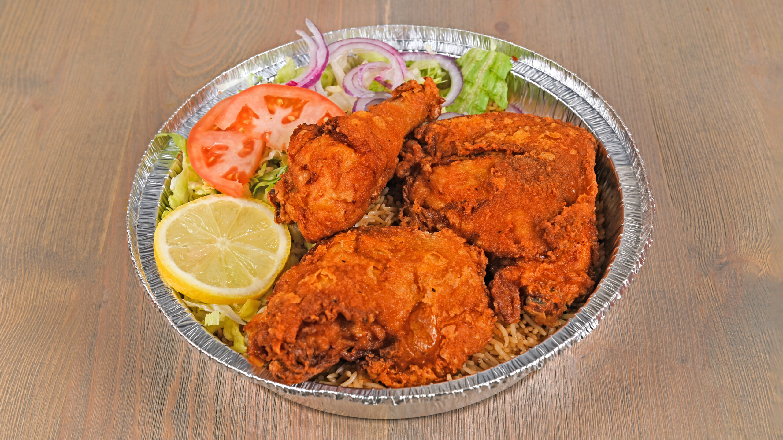 3 Pieces Mixed Chicken with Rice or Salad and Soda