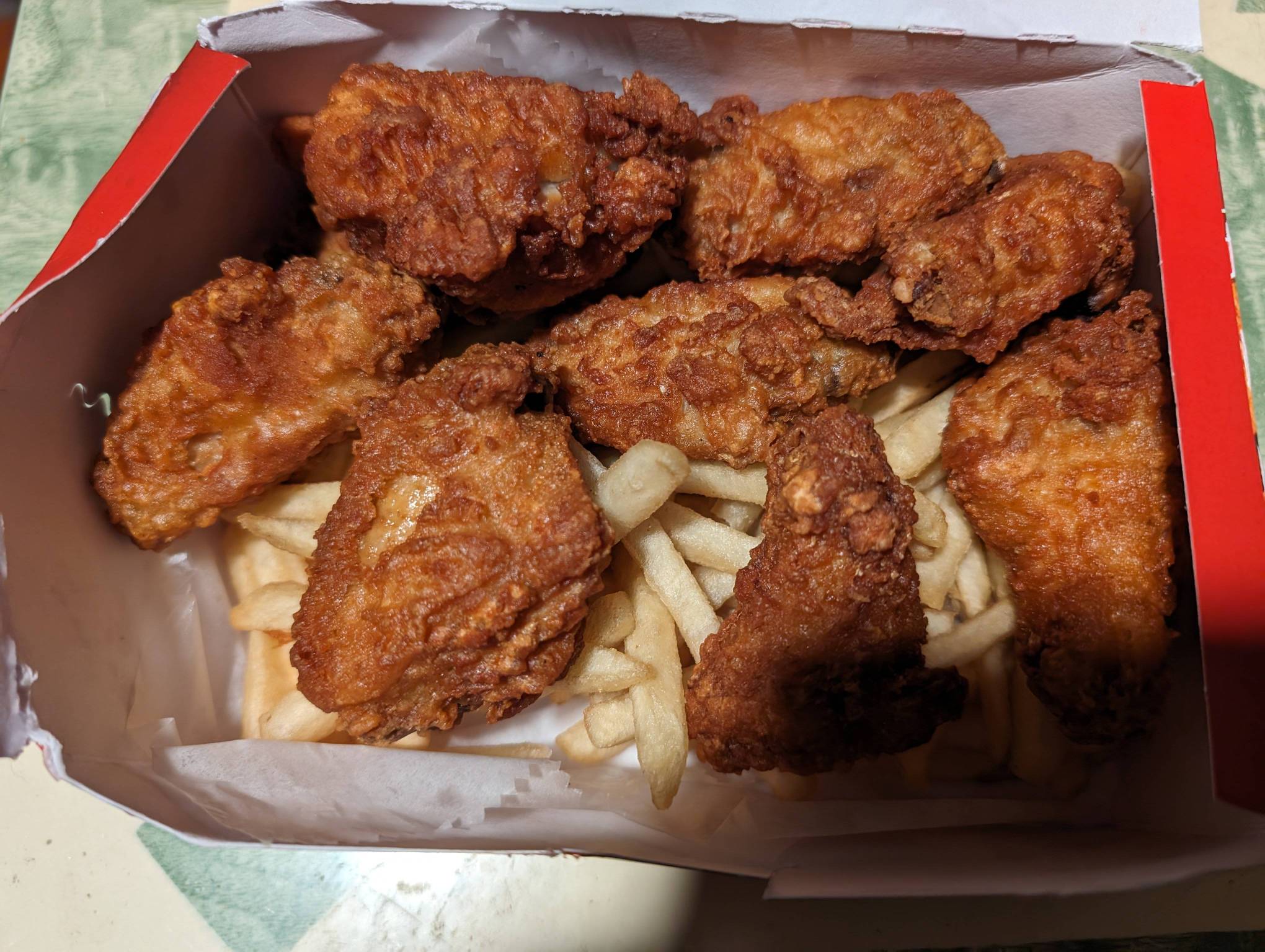 9 Pieces Mild Wings with Fries