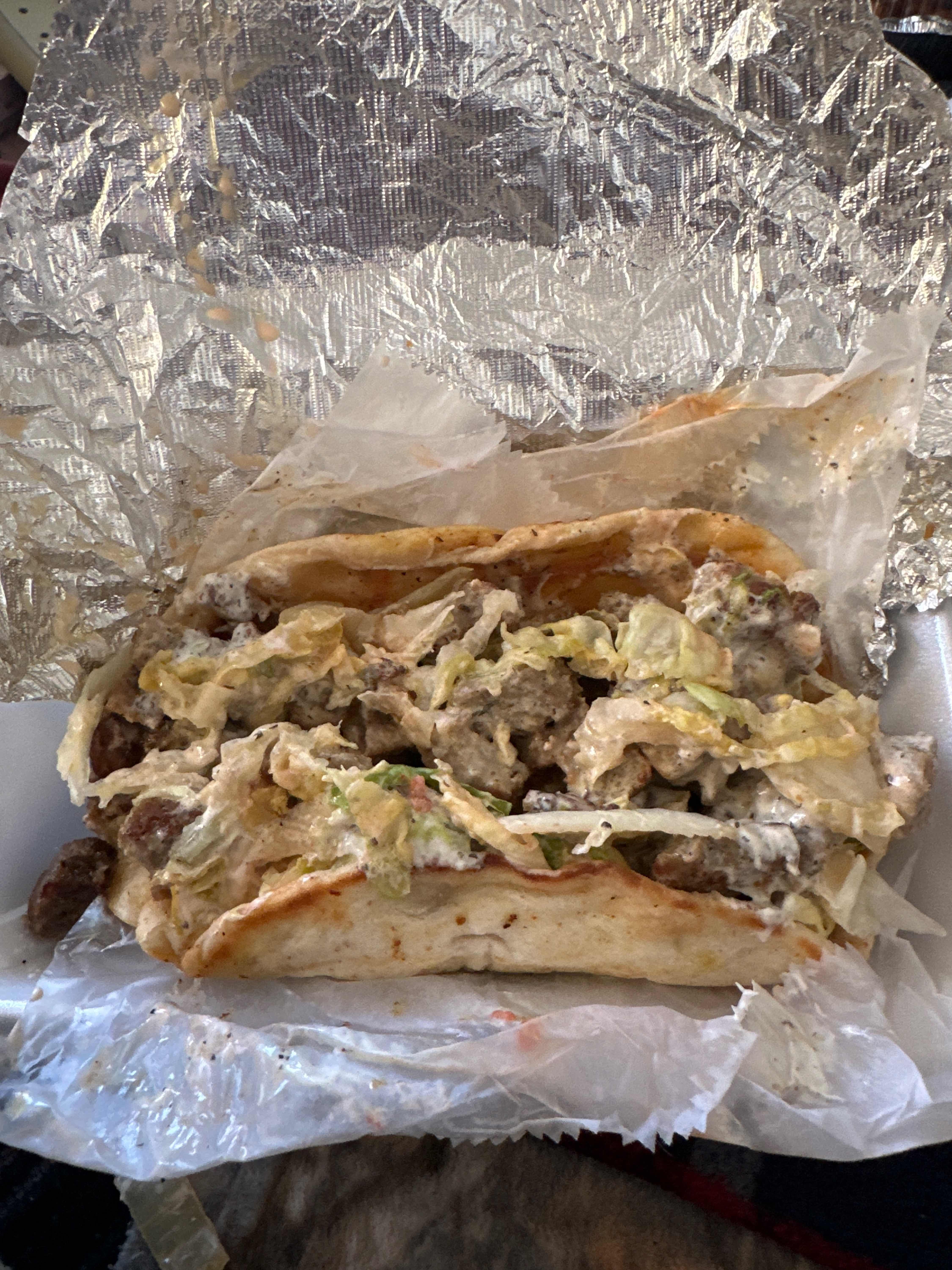 Lamb Gyro on Pita