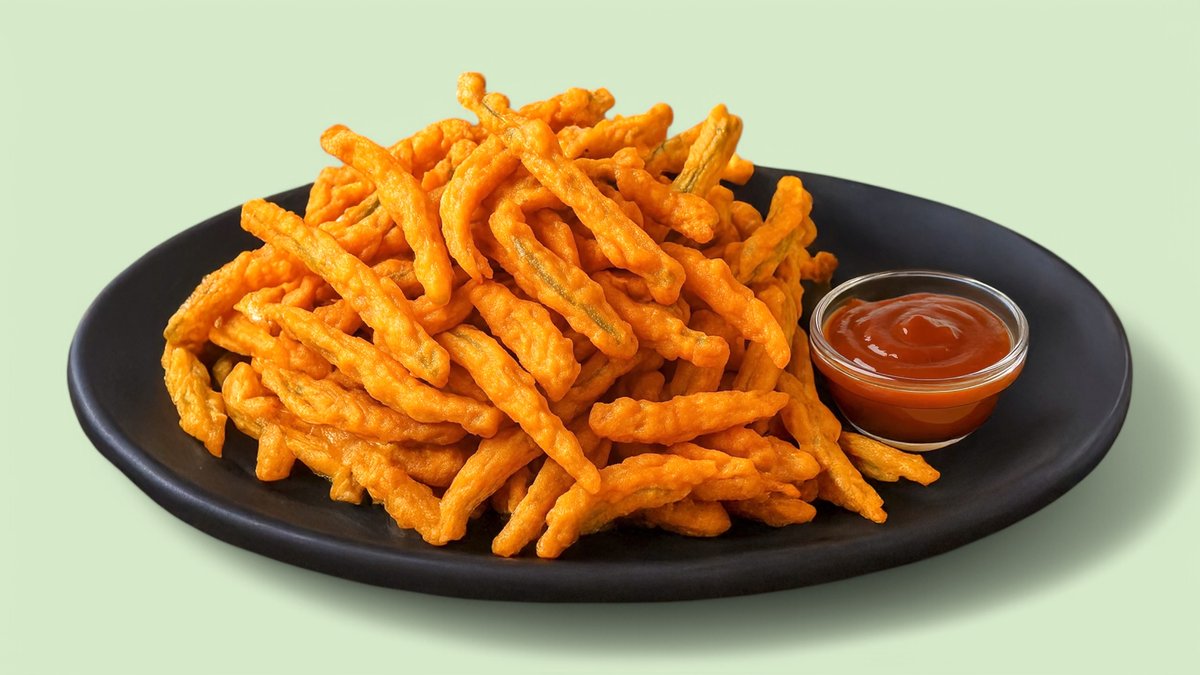 28a. Bhindi Pakora