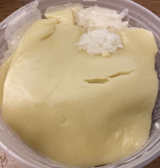 Sweet Rice with Egg Custard
