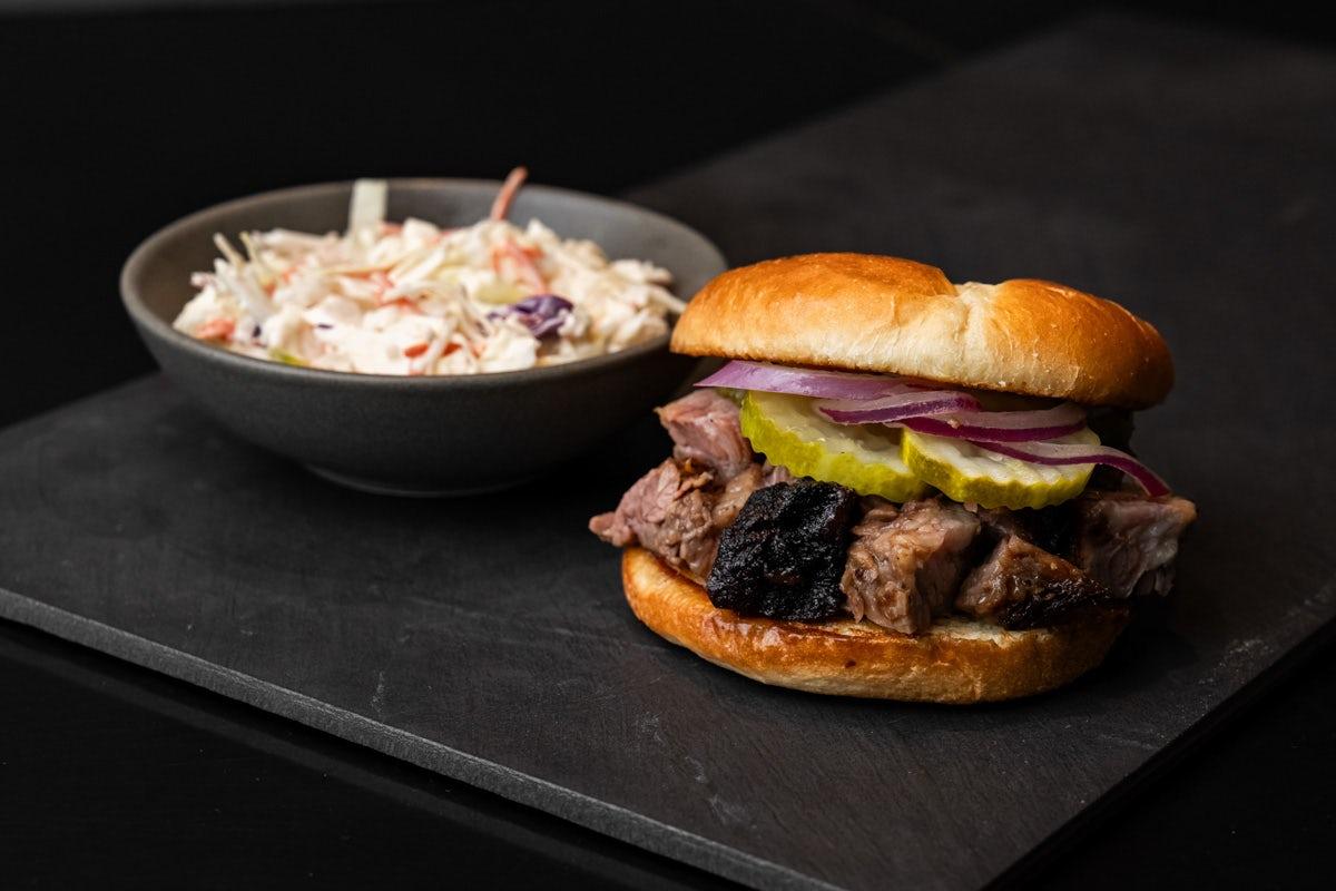 Chopped Brisket Sandwich