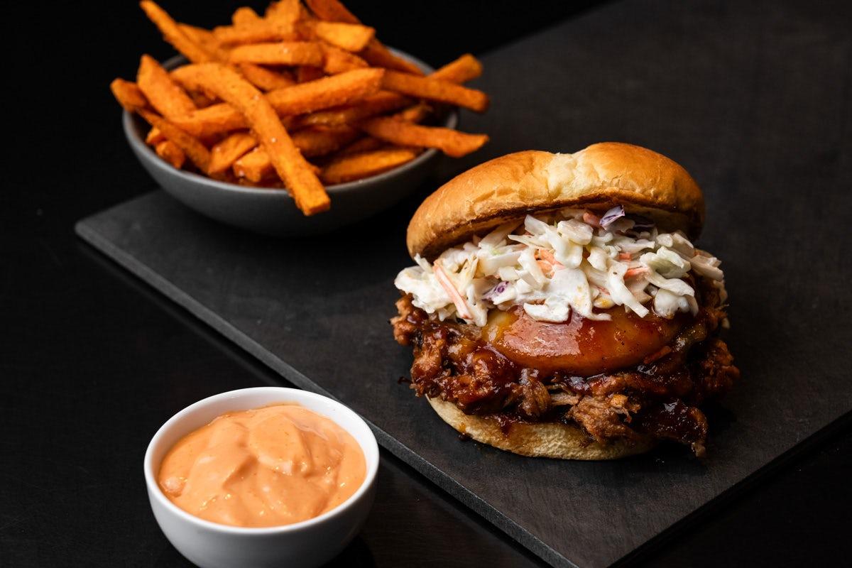 Pineapple Pulled Pork Sandwich