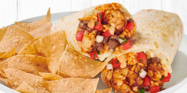 Classic Grilled Shrimp Burrito