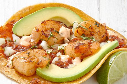 Grilled Gourmet Shrimp Taco