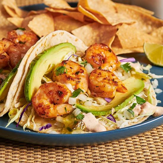 Salsa Verde Grilled Shrimp Taco