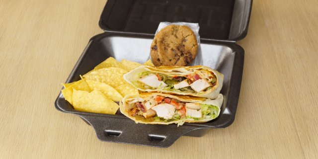 Baja Chicken Wrap Boxed Meal