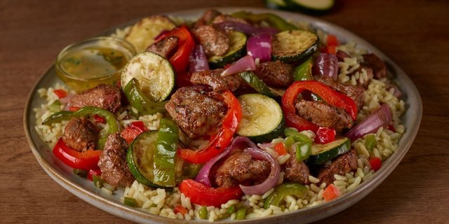 Deconstructed Steak Kabobs