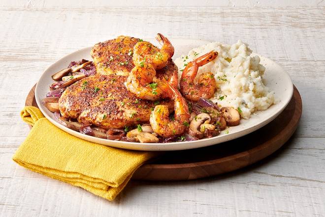 French Quarter Chicken and Shrimp, double