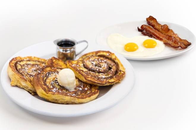 Cinnamon Roll French Toast Combo