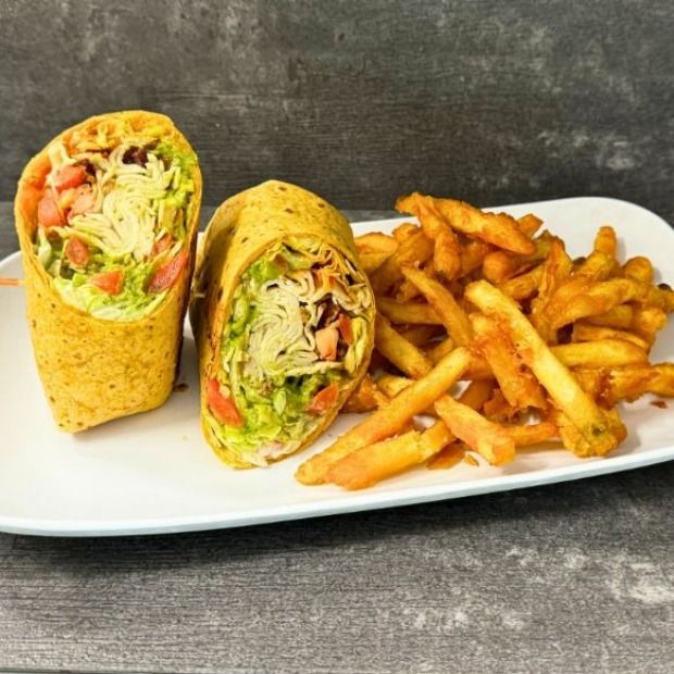 Turkey Guac BLT Wrap