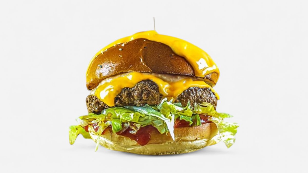 Burger Star + cartofi prajiti ,salata coleslaw si sos
