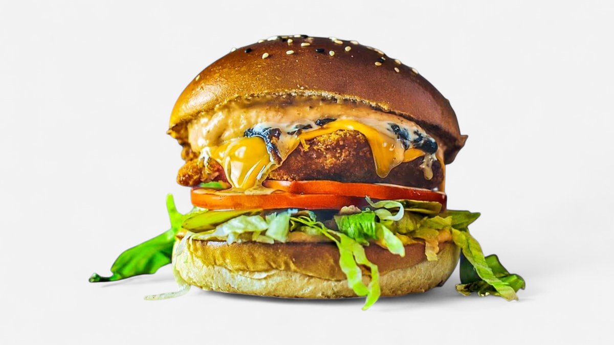 Burger young + cartofi prajiti ,salata coleslaw si sos