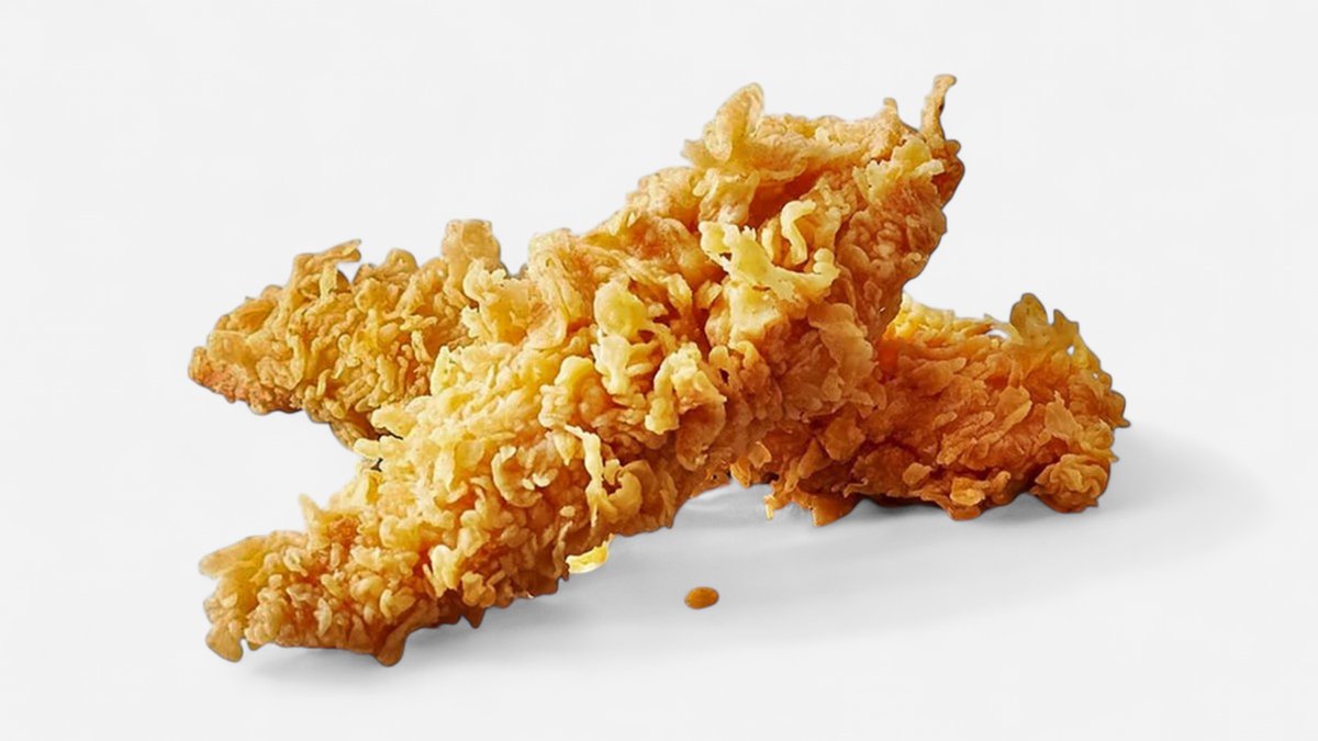 Meniu junior Crispy nepicant + cartofi + ketchup sau maioneză