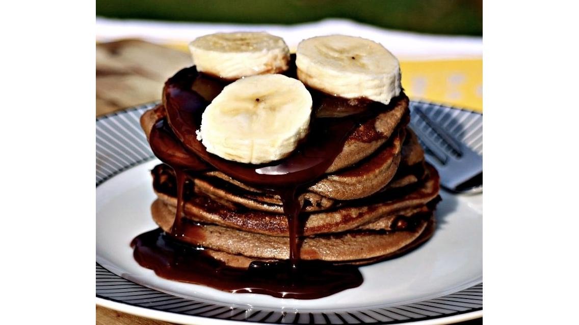 Pancakes nutella and banana