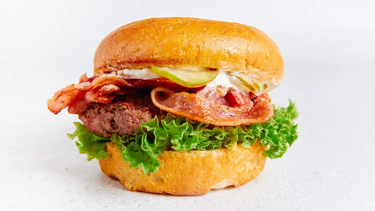 Blue Cheese Cream Burger