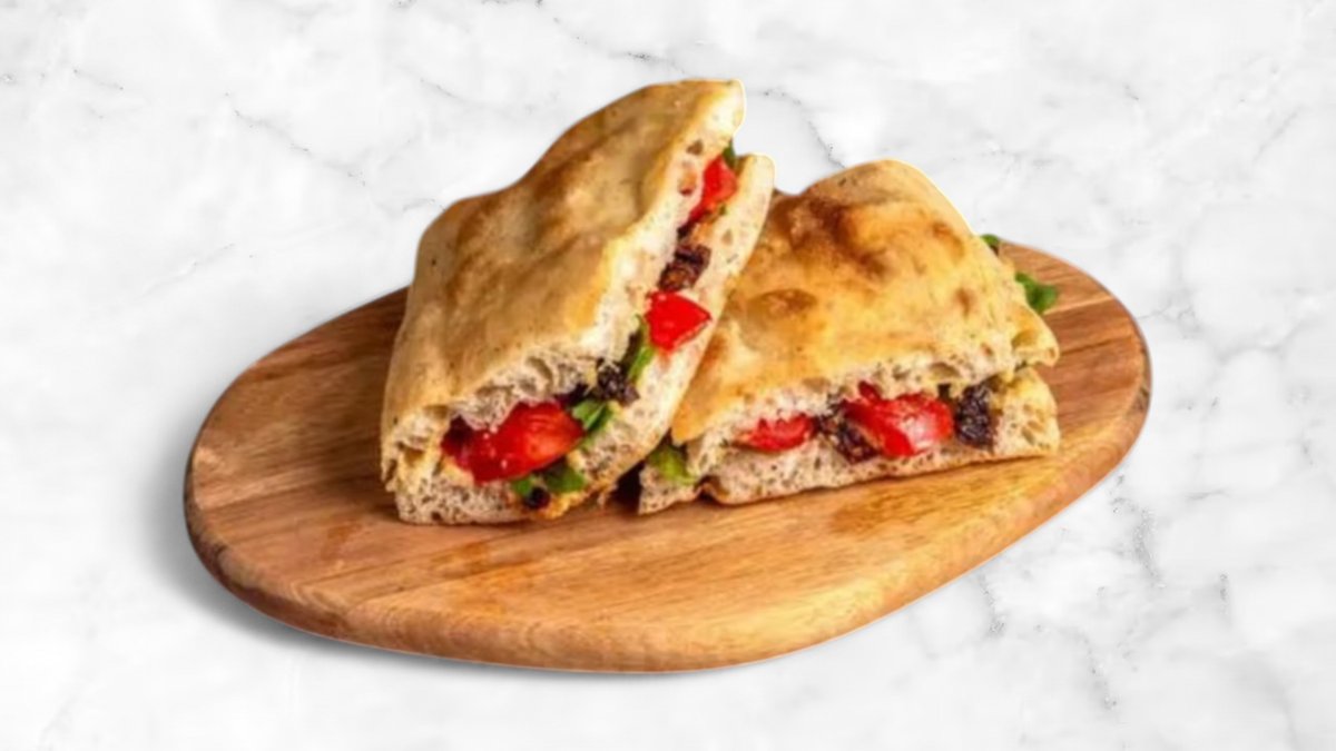 Avokádós Hummuszos grillezett FOCACCIA (vegán)
