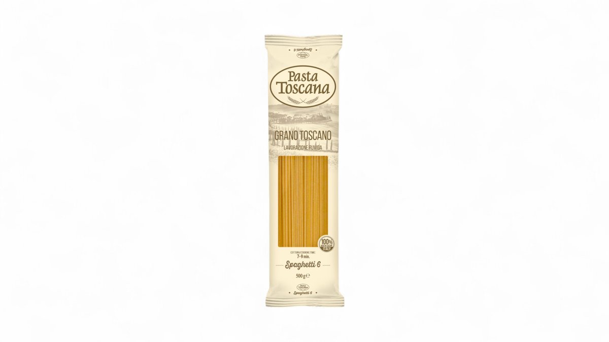 Durum tészta Pasta Toscana-Spaghetti nr.6 (500g)