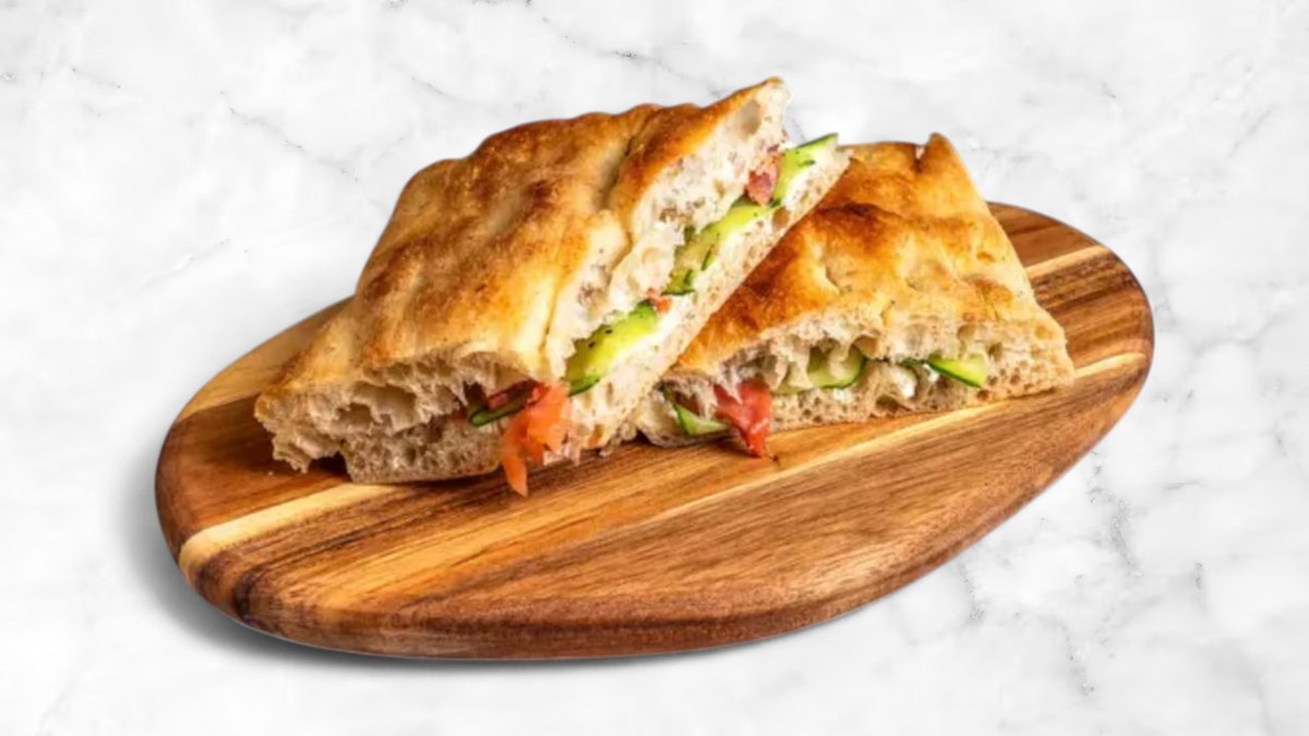Lazacos grillezett FOCACCIA