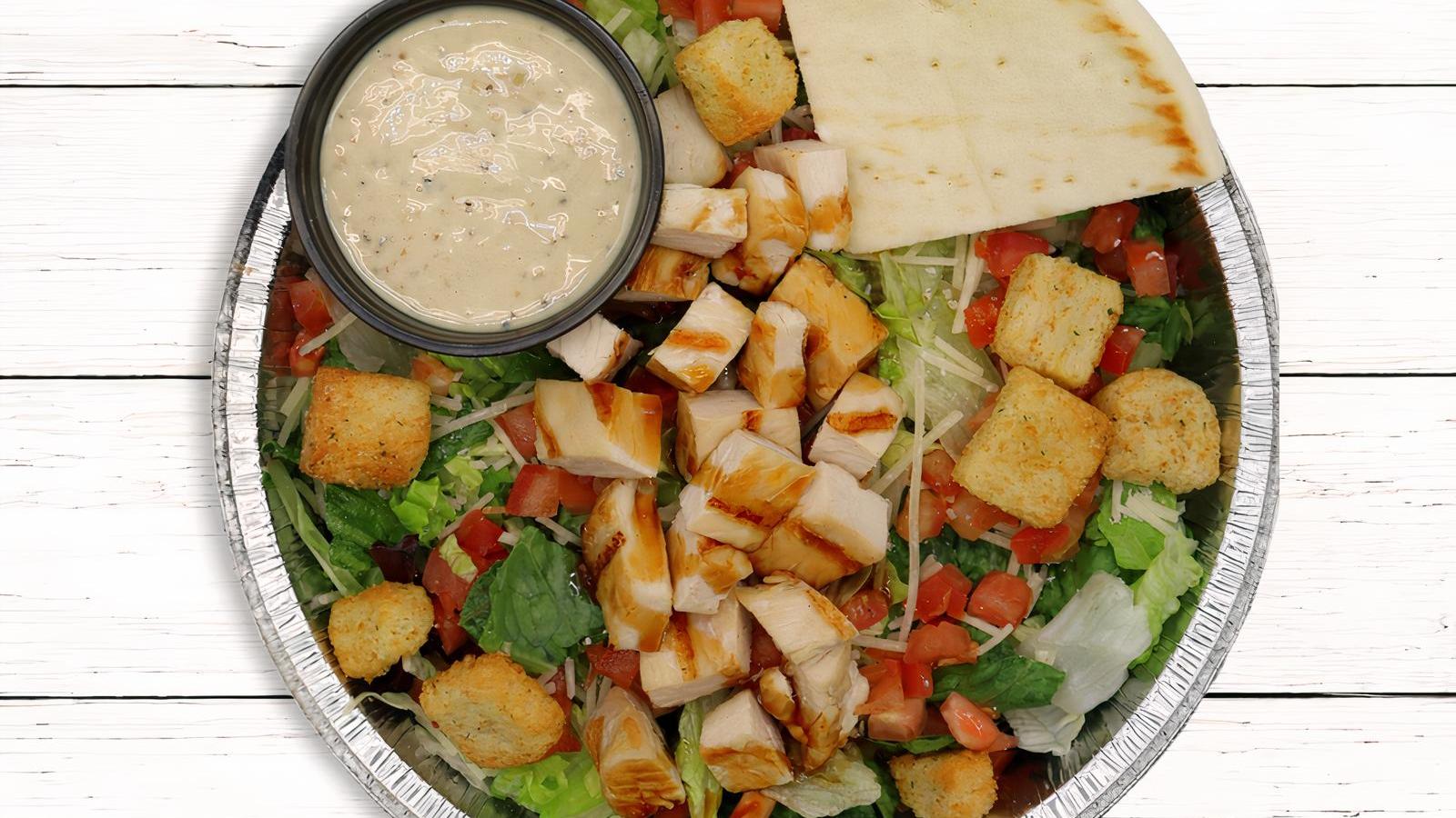Jamaican Jerk Caesar Salad
