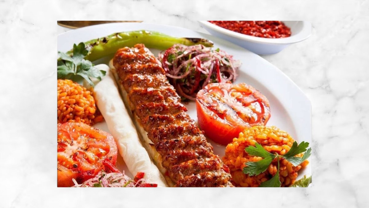 🇹🇷 🌶Adana Kebab + Rice or Bulgur/ادانا کباب