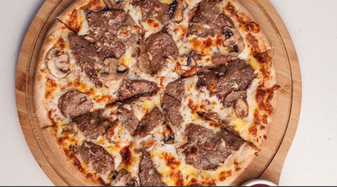 Beef steak pizza🥩 28CM