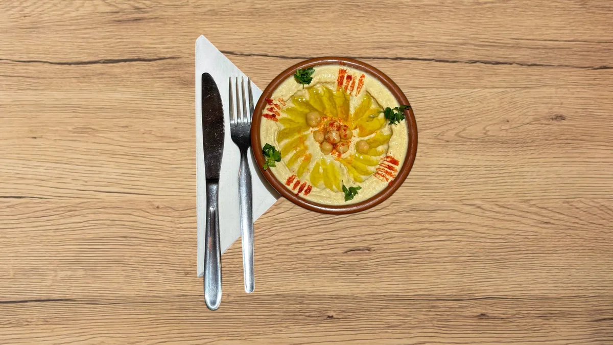 Hummus (   مسبحهHomemade )