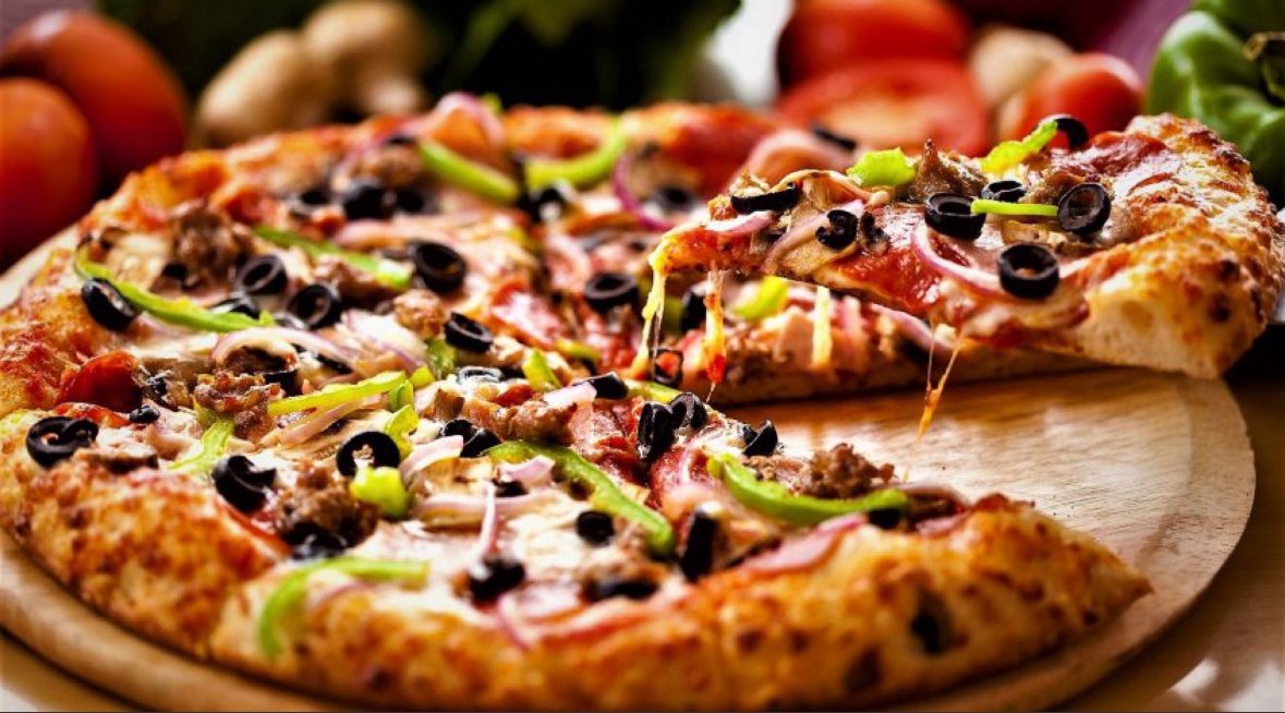 PIZZA meat and mashrom 32CM (HALAL)/پیتزا گوشت  و‌قارچ
