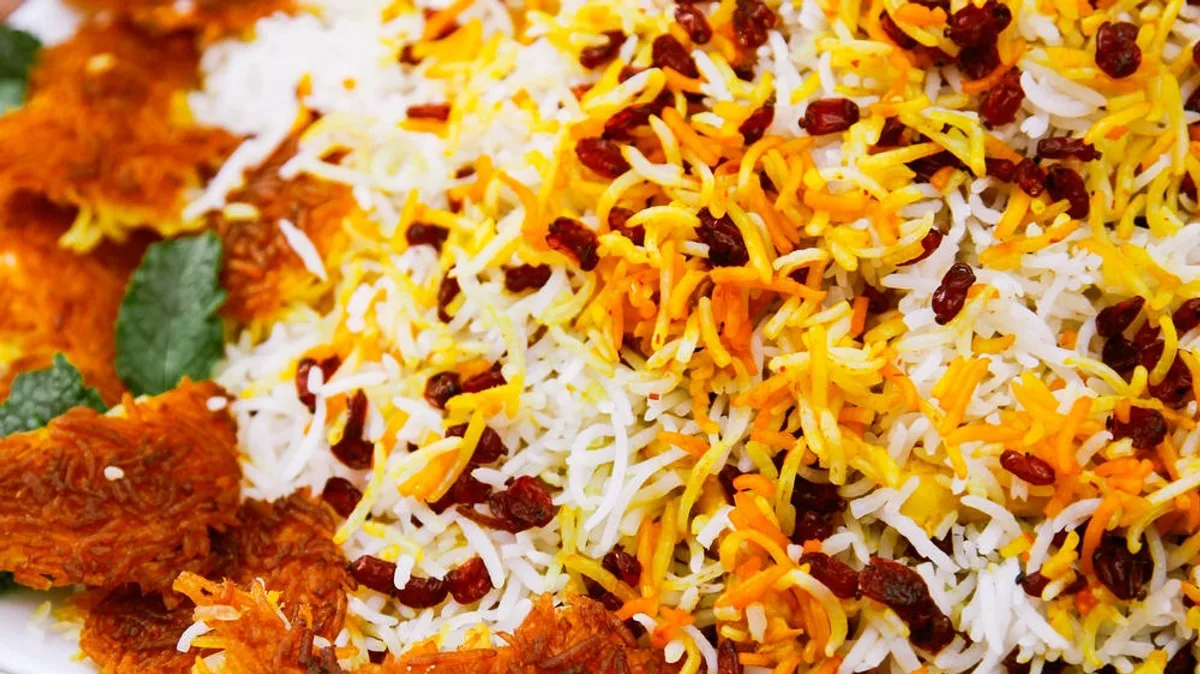 zereshk and rice/ پلو و زرشک