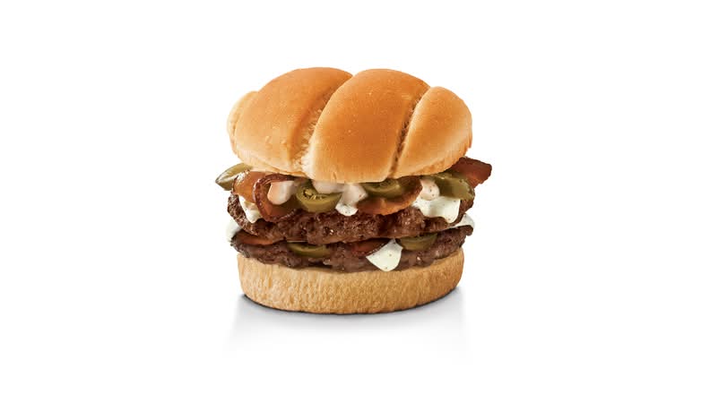 Double Spicy Jack Burger