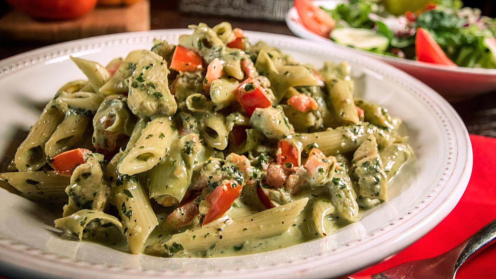 Pistachio Pesto Chicken Pasta