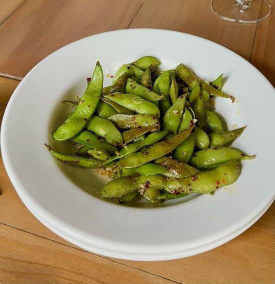 Garlic Parmesan Edamame