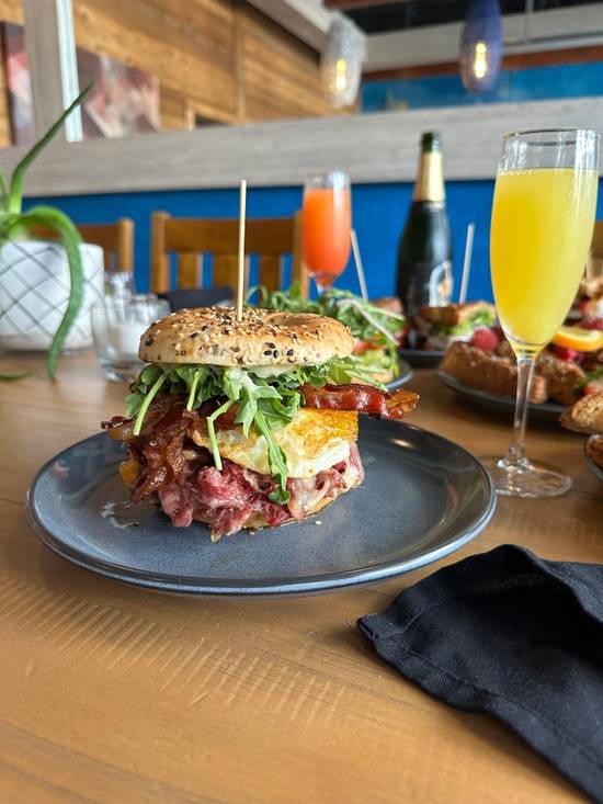 Pastrami Egg Bagel