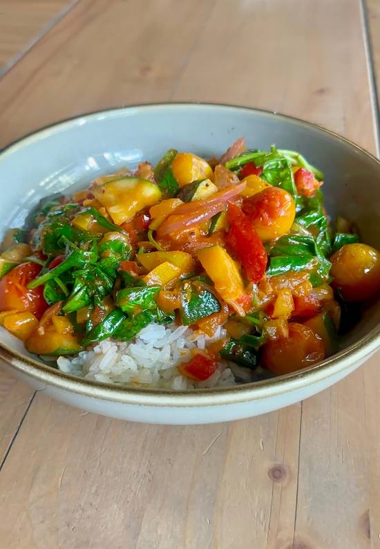 Ratatouille Rice Bowl
