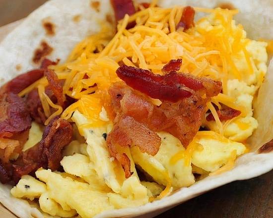 BACON, EGG, and CHEESE